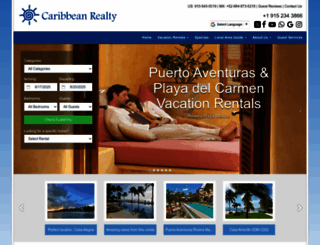 puertoaventurasrentals.com screenshot