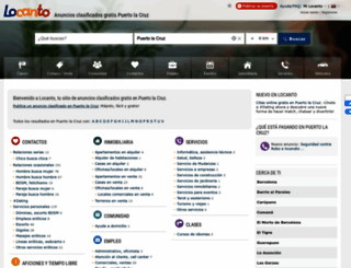 puertocruz.locanto.com.ve screenshot