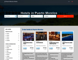 puertomorelos-hotels.com screenshot