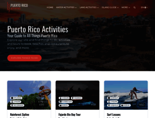 puertoricoactivities.com screenshot