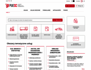 puesc.gov.pl screenshot