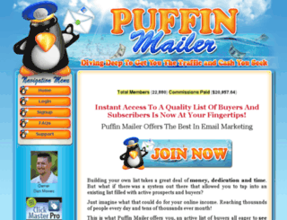 puffinmailer.com screenshot