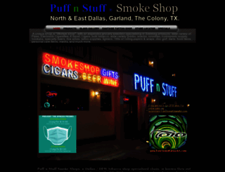 puffnstuffsmokeshop.com screenshot