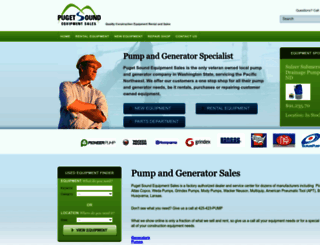 pugetsoundequipment.com screenshot