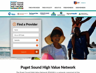 pugetsoundhighvaluenetwork.org screenshot