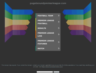 pugetsoundpremierleague.com screenshot