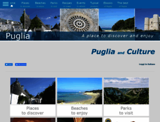 pugliaandculture.com screenshot