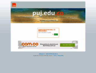 puj.edu.co screenshot