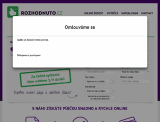 pujcka-ge-money.cgdata.cz screenshot