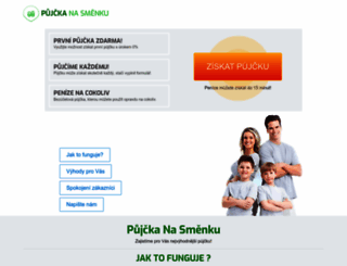 pujcka-na-smenku.cz screenshot