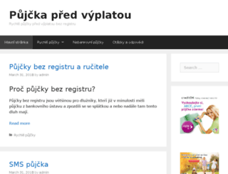 pujcka-pred-vyplatou.net screenshot