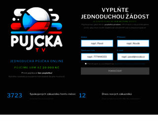 pujcka.tv screenshot