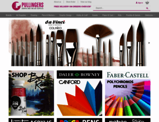 pullingers.com screenshot