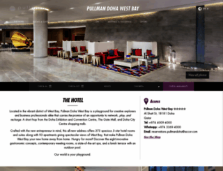 pullman-doha-westbay.com screenshot
