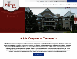 pullmanplace.org screenshot