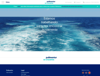 pullmantur.com.br screenshot