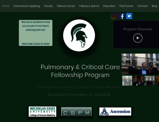 pulmccmprov.org screenshot