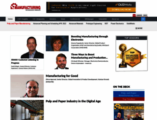 pulp-and-paper-manufacturing.manufacturingtechnologyinsights.com screenshot