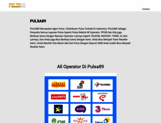 pulsa89.com screenshot