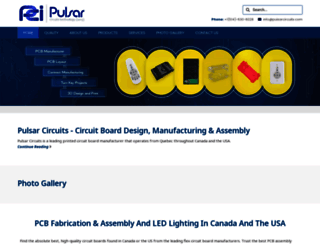 pulsarcircuits.com screenshot