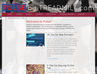 pulse.treadmill.com screenshot