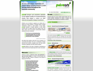 pulseart.co.uk screenshot