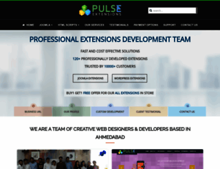 pulseextensions.com screenshot