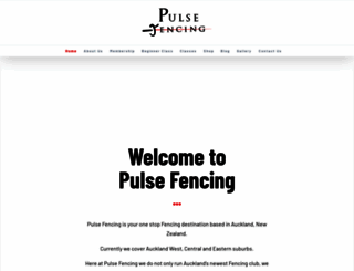 pulsefencing.co.nz screenshot