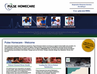 pulsehomecare.com screenshot