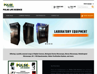 pulselifescience.com screenshot