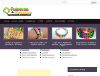 pulseras-de-gomitas.com screenshot