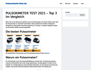 pulsoximeter-test.de screenshot