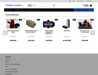 pumpen-company.de screenshot