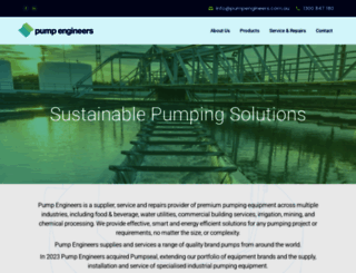 pumpengineers.com.au screenshot