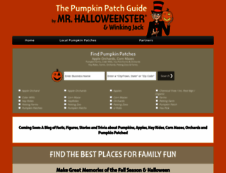 pumpkinpatchguide.com screenshot