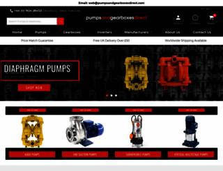 pumpsandgearboxesdirect.com screenshot