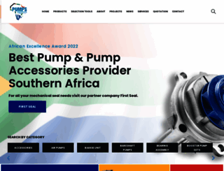 pumpsforafrica.co.za screenshot