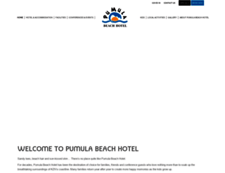 pumulabeachhotel.com screenshot