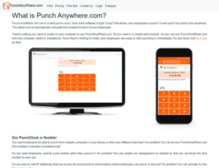 punchanywhere.com screenshot