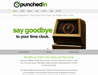punchedin.com screenshot