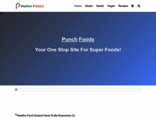 punchfoods.com screenshot