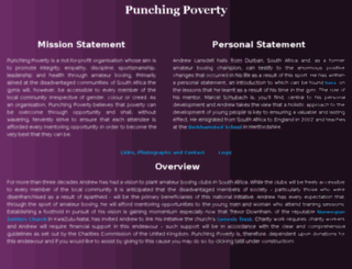 punchingpoverty.com screenshot