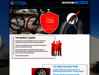 puncturesafe.com screenshot