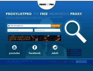 pune.proxylistpro.com screenshot