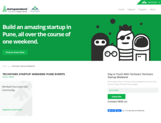 pune.startupweekend.org screenshot