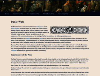 punicwars.org screenshot