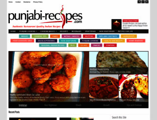 punjabi-recipes.com screenshot