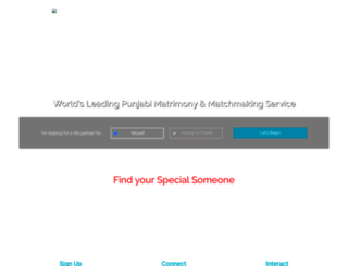 punjabishaadi.com screenshot