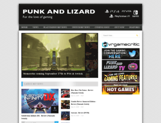 punkandlizard.com screenshot