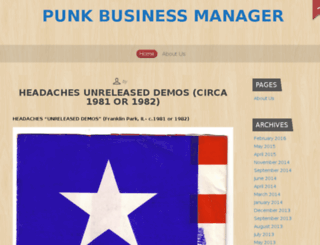 punkbusinessmanager.com screenshot